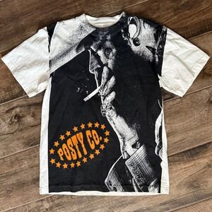 Posty Co Unisex Big Stadium Tour All Over Print‎ T-Shirt, White, S(NWOT)